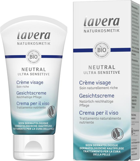 Lavera Neutral gezichtscreme visage bio FR-DE-NL (50 Milliliter)