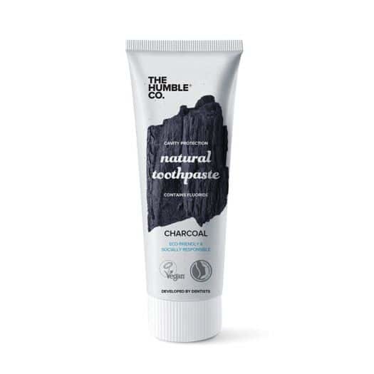 The Humble Co Tandpasta natural charcoal (75 Milliliter)