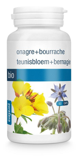 Purasana Teunisbloem & bernagie/onagre & bourrache bio (60 Capsules)