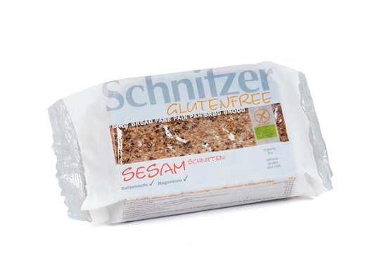 Schnitzer Sesambrood glutenvrij bio (250 Gram)