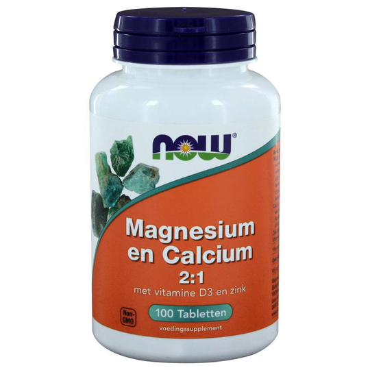 NOW Foods Magnesium en Calcium 2:1