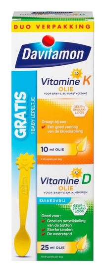 Davitamon Baby vitamine D & K 25mcg (35 Milliliter)