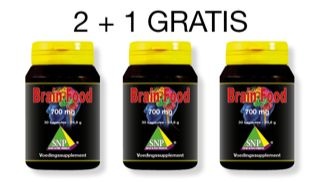 SNP Brainfood actie 2 + 1 gratis (90 Capsules)