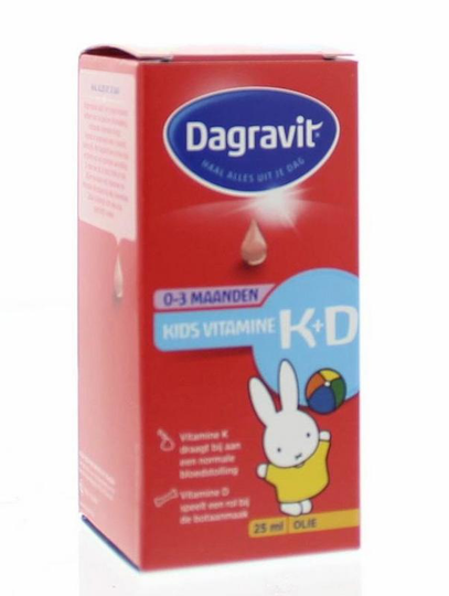 Dagravit Vitamine K+D druppels (25 Milliliter)