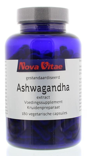 Nova Vitae Ashwagandha extract (180 Vegetarische capsules)