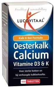 Lucovitaal Oesterkalk calcium tabletten (100 Tabletten)