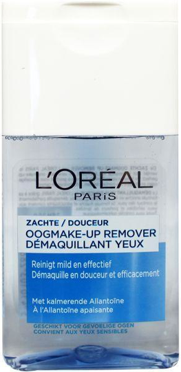 Loreal Zachte oogmake-up remover (125 Milliliter)