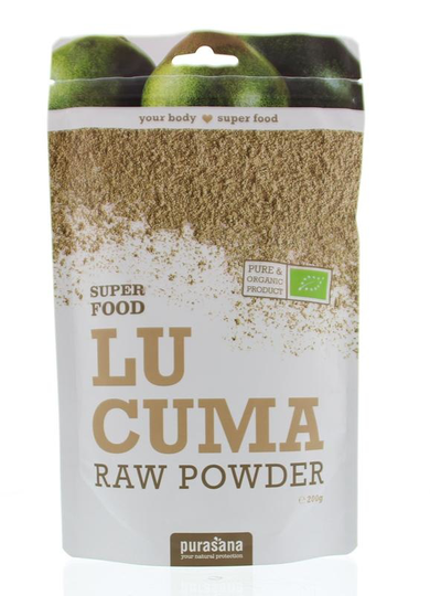 Purasana Lucuma poeder/poudre vegan bio (200 Gram)