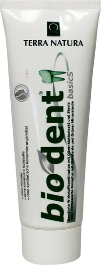 Biodent Tandpasta stevia basic (75 Milliliter)