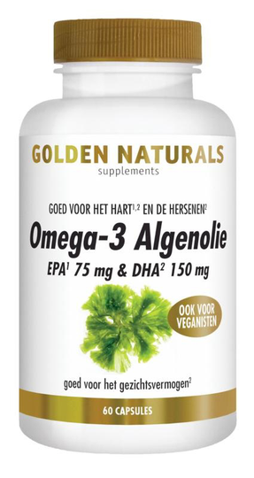 Golden Naturals Omega-3 Algenolie