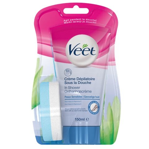 Veet In shower gevoelige huid (150 Milliliter)