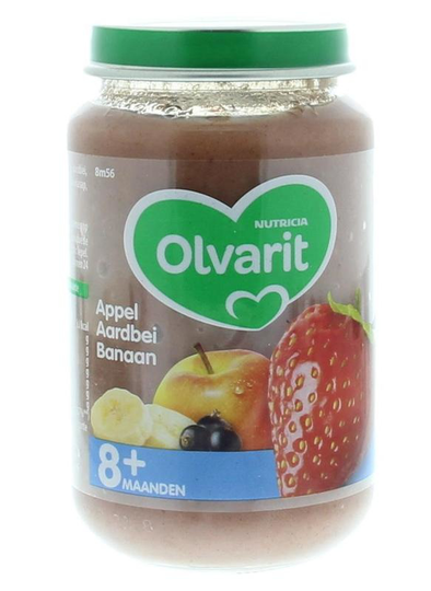 Olvarit Appel aardbei banaan 8M56 (200 Gram)