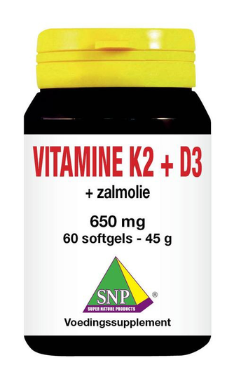 SNP Vitamine K2 D3 zalmolie (60 Capsules)