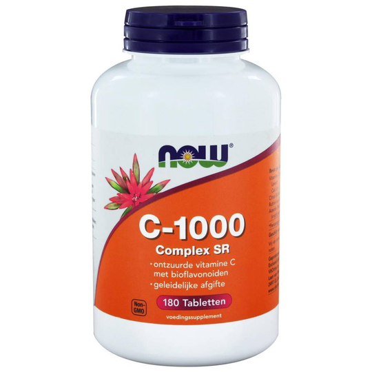 NOW Foods Vitamine C-1000 Complex SR Gebufferde C