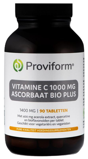 Proviform Vitamine C1000 ascorbaat bio plus (90 Tabletten)