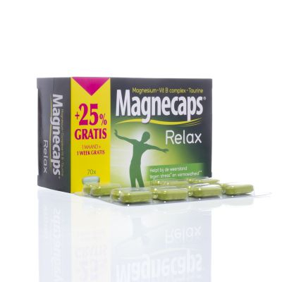 Magnecaps Relax | 56 + 14 tabletten PROMO
