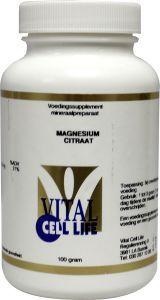 Vital Cell Life Magnesium citraat 160 mg poeder (100 Gram)