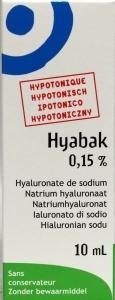 Hyabak Oogdruppels (10 Milliliter)