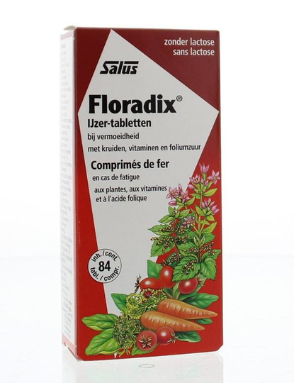 Salus Floradix ijzer tabletten (84 Tabletten)