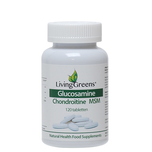 Livinggreens Glucosamine chondroitine MSM (120 Tabletten)