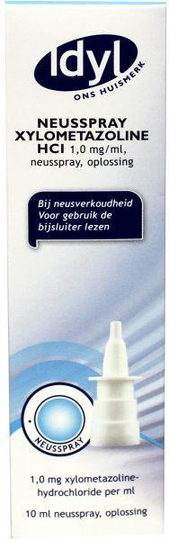 Idyl Neusspray xylometazoline HCl 1.0mg/ml (10 Milliliter)