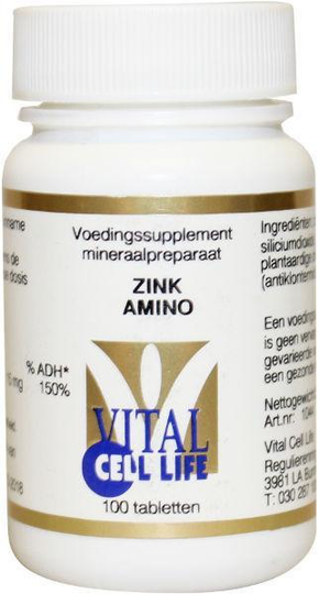 Vital Cell Life Zink amino 15mg (100 Tabletten)