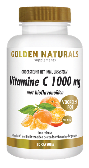 Golden Naturals Vitamine C 1000 mg met bioflavonoïden