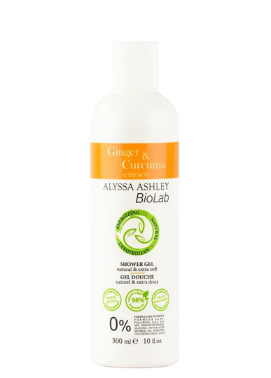 Alyssa Ashley Biolab ginger/curcuma showergel (300 Milliliter)