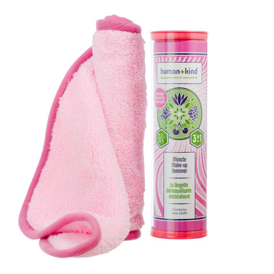 Human+Kind Miracle make-up remover gezichtsdoekje vegan (1 Stuks)