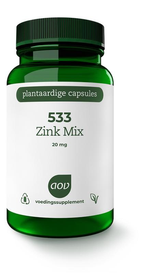AOV 533 Zink mix (60 Vegetarische capsules)