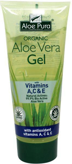 Optima Aloe pura aloe vera gel organic vitamine A C E (200 Milliliter)