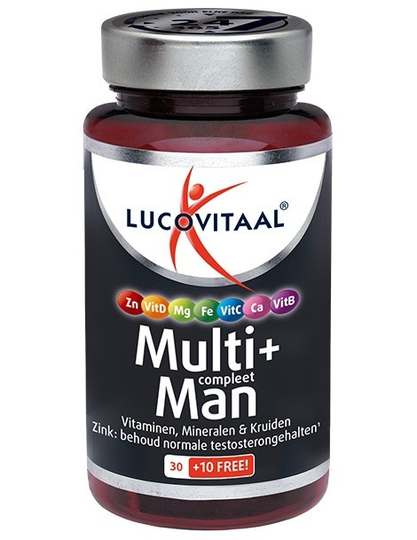 Lucovitaal Multi+ compleet man (40 Tabletten)