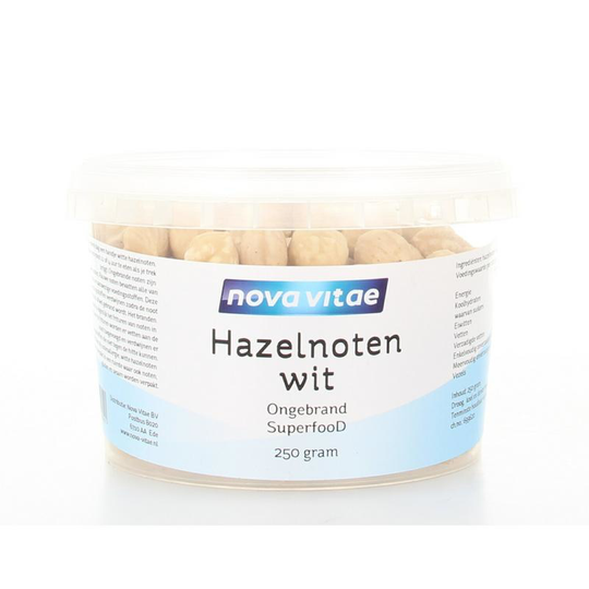 Nova Vitae Hazelnoten wit ongebrand raw