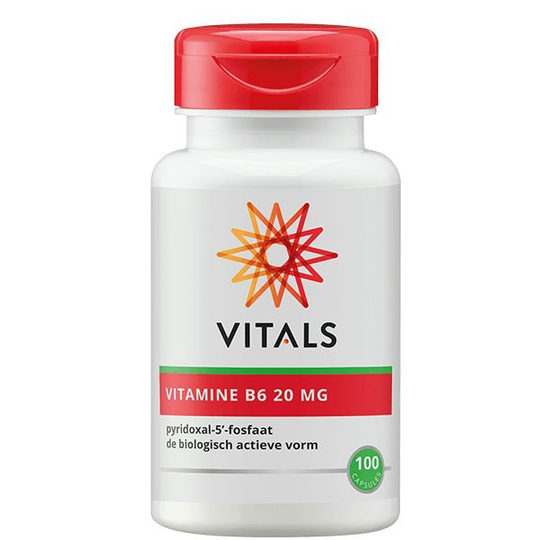 Vitals Vitamine B6 20 mg (100 Capsules)