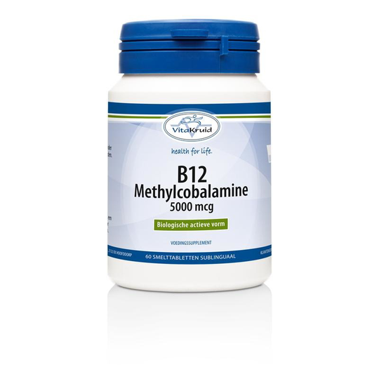 Vitakruid B12 5000 mcg methylcobalamine (60 Tabletten)
