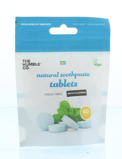 The Humble Co Dental tablets met fluor (60 Tabletten)