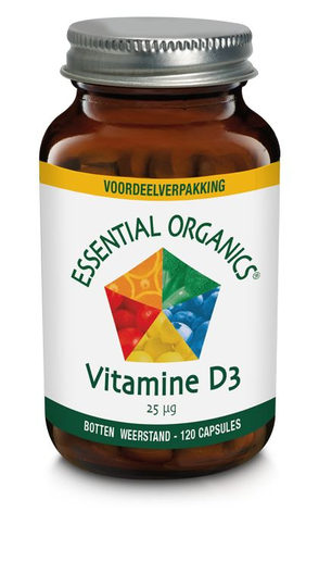 Essential Organ Vitamine D3 25mcg (120 Capsules)