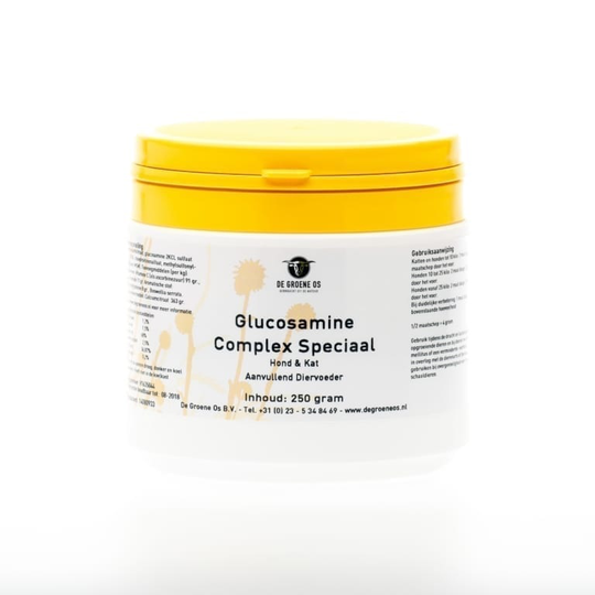 Groene Os Glucosamine complex speciaal hond kat (250 Gram)