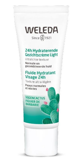 Weleda Vijgencactus 24h hydraterende gezichtscreme light (30 Milliliter)