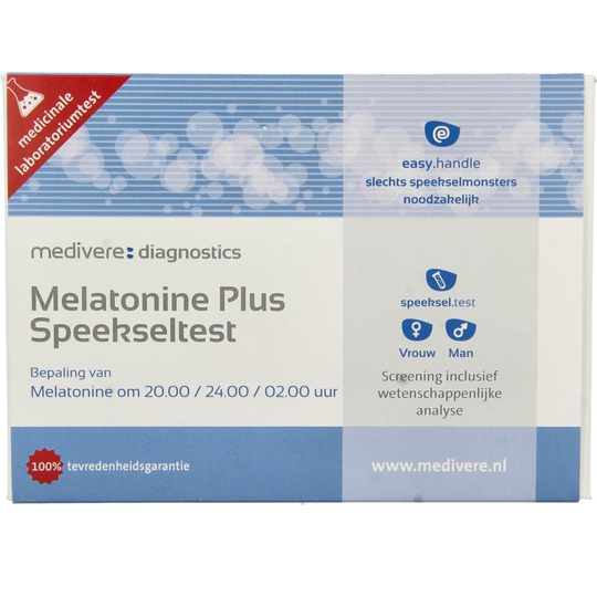 Medivere Melatonine plus speekseltest