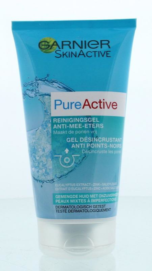 Garnier Skin naturals face pure reinigingsgel tube (150 Milliliter)
