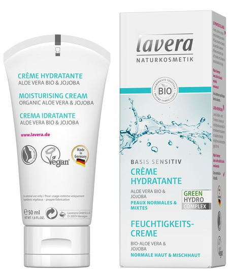 Lavera Basis Sensitiv hydraterende creme hydratante FR-NL (50 Milliliter)