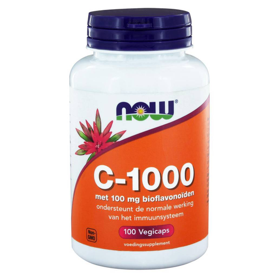 NOW Foods C 1000 Caps met 100mg Bioflavonoïden