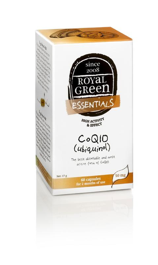 Royal Green Co Q10 ubiquinol bio (60 Capsules)