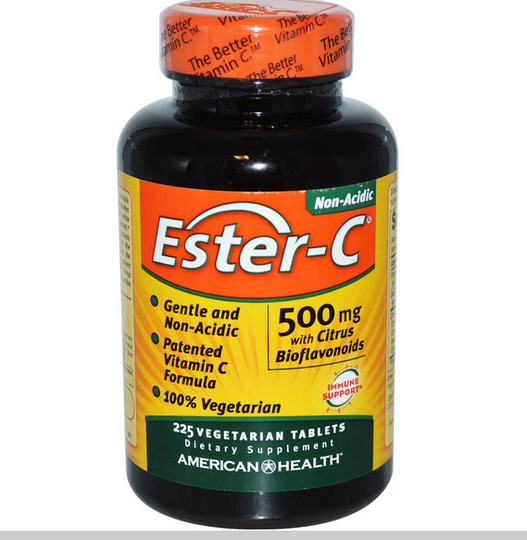 Ester-C 500 mg met Citrus-bioflavonoïden (225 Veggie Tabs) - American Health