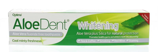Optima Aloe dent aloe vera tandpasta whitening (100 Milliliter)