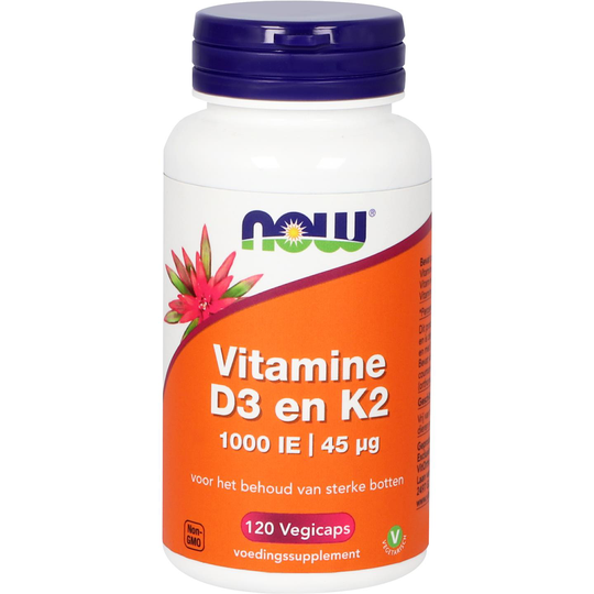 Vitamine D3 1000 IE en Vitamine K2 45 mcg