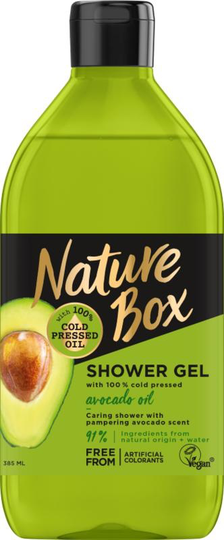 Nature Box Showergel avocado (385 Milliliter)