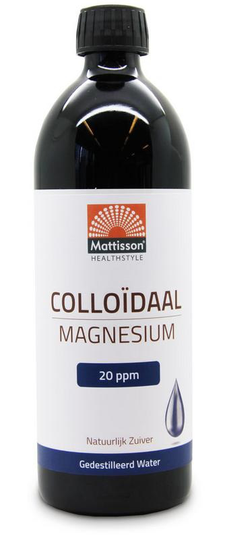 Mattisson Colloidaal magnesium 20ppm (500 Milliliter)