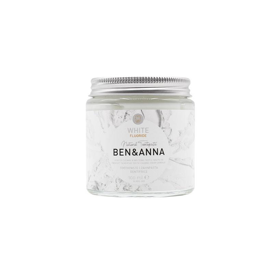 Ben & Anna Tandpasta white fluoride (100 Gram)